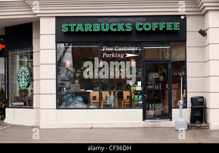 Starbucks Coffee in Toronto, Kanada Yonge street Stockfoto