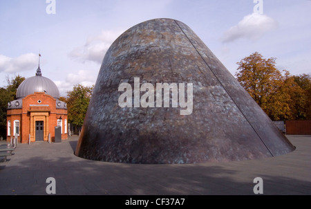 Peter Harrison Planetarium und das Altazimut Pavillon in Greenwich. Stockfoto