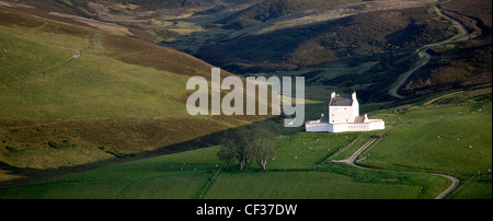 Ein Blick in Richtung Corgarff Castle. Stockfoto