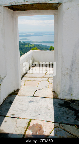 Blick vom Dorf von Monsaraz Stockfoto