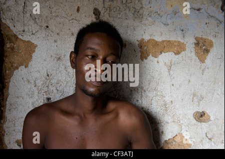 Porträt eines Bewohners von Stone Town Sansibar Tansania Stockfoto