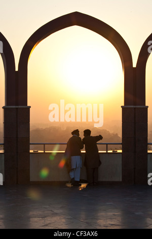 Blick von der Pakistan-Denkmal in Islamabad, Pakistan Stockfoto