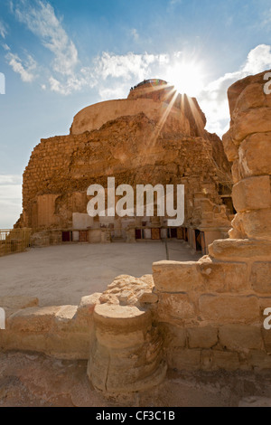 Israel, Festung Masada, König Herodes Palast-villa Stockfoto