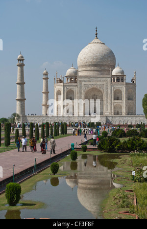 Taj Mahal, Agra, Indien Stockfoto