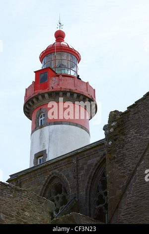 Leuchtturm und Kloster, Limousin, Haute-Vienne, Frankreich, Europa Stockfoto