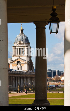 Malte Hall Kuppel Old Royal Naval college Stockfoto