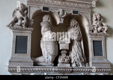 Richard Murden Denkmal, Kreuzkirche, Moreton Morrell, Warwickshire, England, UK Stockfoto