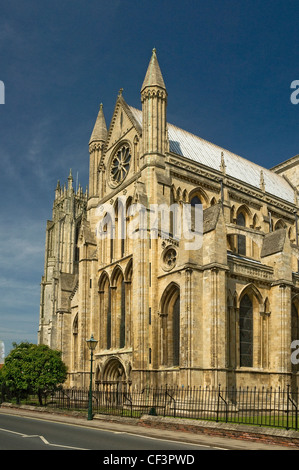 Das südliche Querschiff der Beverley Minster, eine Pfarrkirche, die gemeinhin als die eindrucksvollste englische Kirche Stockfoto