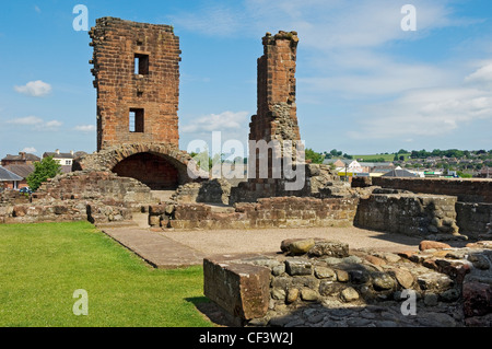 Die Ruinen des Penrith Castle, einst eine königliche Festung für Richard, Duke of Gloucester, bevor er König Richard III. im Jahre 1483 wurde. Stockfoto