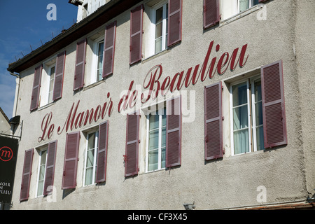 Das Manoir de Beaulieu in Beaulieu-Sur-Dordogne in der Corrèze Stockfoto