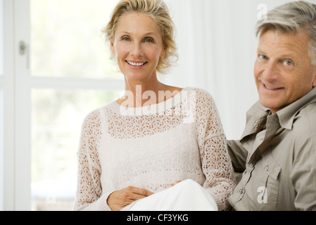 Älteres Paar, Porträt Stockfoto