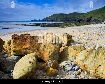 St Brides Bay an der Küste von Pembrokeshire. Stockfoto