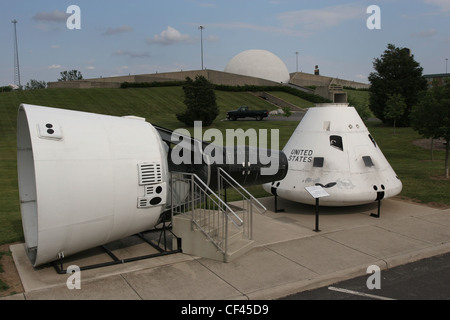 Neil Armstrong Museum in Wapakoneta, Ohio "Kapseln" Stockfoto