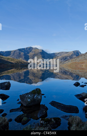 Snowdonia-Nationalpark, Y Garn, Llyn Ogwen, Wales Stockfoto