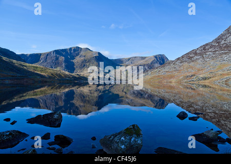 Snowdonia-Nationalpark, Y Garn, Llyn Ogwen, Wales Stockfoto