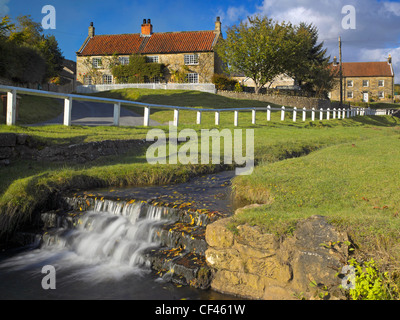 Eine Ansicht des Dorfes Hutton-Le-Hole. Stockfoto