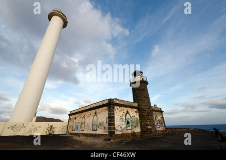 Pechiguera Leuchtturm - Lanzarote, Kanarische Inseln Stockfoto