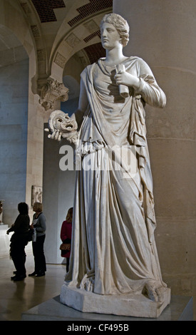 Muse de Louveciennes römischen Frau Statue 2. Jh. n. Chr. Stockfoto