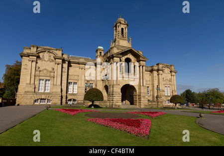 Cartwright Halle, eröffnet 1904, ist Bradfords städtische Kunstgalerie. Es liegt im Lister Park, Manningham, Bradford. Stockfoto