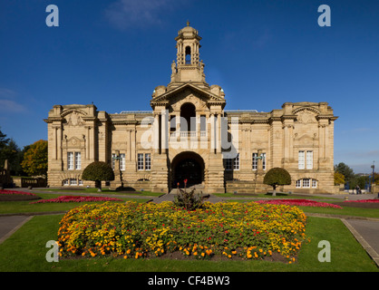 Cartwright Halle, eröffnet 1904, ist Bradfords städtische Kunstgalerie. Es liegt im Lister Park, Manningham, Bradford. Stockfoto