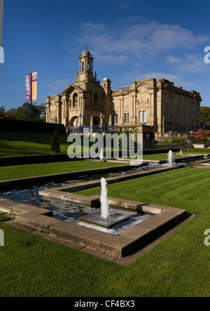 Cartwright Halle, eröffnet 1904, ist Bradfords städtische Kunstgalerie. Es liegt im Lister Park, Manningham, Bradford. Stockfoto