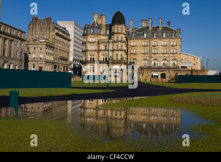 Das Midland Hotel ist eine 90-Zimmer 3-Sterne-viktorianische Hotel im Stadtzentrum von Bradford. Stockfoto