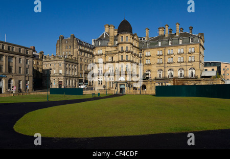 Das Midland Hotel ist eine 90-Zimmer 3-Sterne-viktorianische Hotel im Stadtzentrum von Bradford. Stockfoto