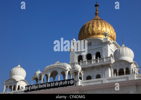 Indien, Delhi, Gurdwara Bangla Sahib, Sikh-Tempel, Stockfoto