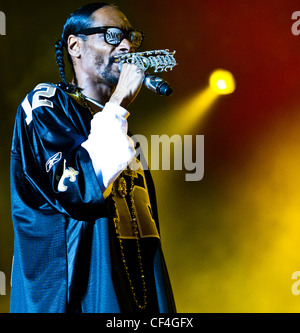 Snoop Dogg spielen Voodoo-Festival 2011 in New Orleans, Louisiana Stockfoto