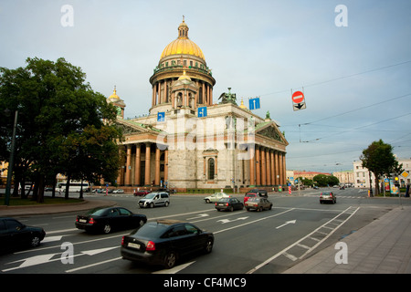Russland Sankt-Petersburg St. Isaaks Kathedrale oder Isaakievskiy Sobor Stockfoto