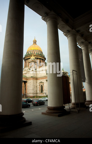 Russland Sankt-Petersburg St. Isaaks Kathedrale oder Isaakievskiy Sobor Stockfoto