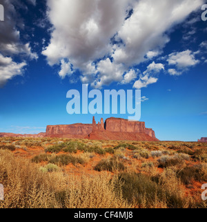 Prärie-Landschaften im Monument Valley, USA Stockfoto