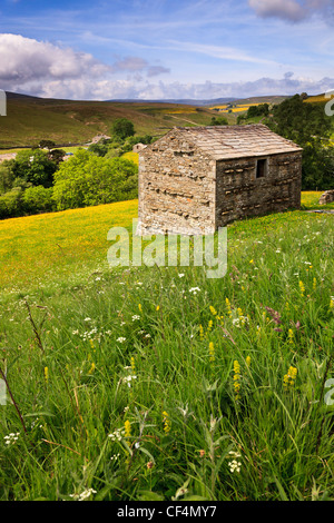 Eine Scheune in hohen Keld, Swaledale. Stockfoto