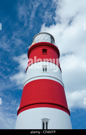 Happisburgh Leuchtturm, erbaut im Jahre 1790, die ältesten arbeiten, die in East Anglia, und das einzige Licht unabhängig ausgeführt Leuchtturm in Gre Stockfoto