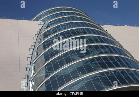 Neu ist das Convention Centre Dublin in Spencer Dock an den Ufern des Flusses Liffey, Irlands Weltklasse, speziell inter Stockfoto