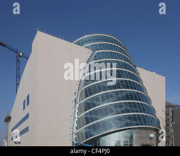 Neu ist das Convention Centre Dublin in Spencer Dock an den Ufern des Flusses Liffey, Irlands Weltklasse, speziell inter Stockfoto