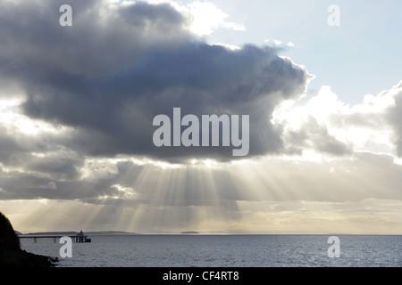 Clevedon Pier in der Nähe von Bristol. Stockfoto