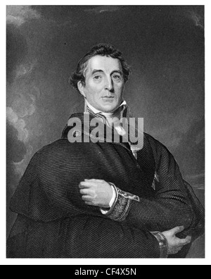 Feldmarschall Arthur Wellesley 1. Duke of Wellington British soldier Staatsmann Lords Leutnant Member Of Parliament MP Stockfoto