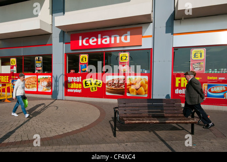 Äußere Shops eine Island Store Deutschland Stockfoto