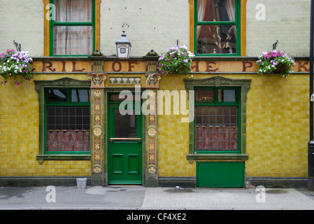 Peveril Peak-Kneipe in großen Bridgewater Street, Manchester. Stockfoto