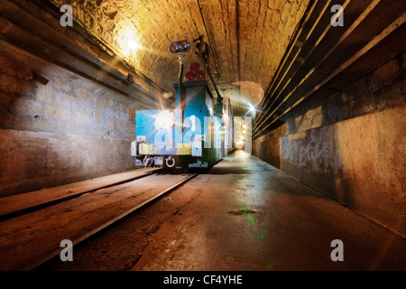 Longuyon, Frankreich. Die u-Bahn benutzt, um Truppen um die Fermont doppelzüngig (Fort de Fremont) der Maginot-Linie Stockfoto