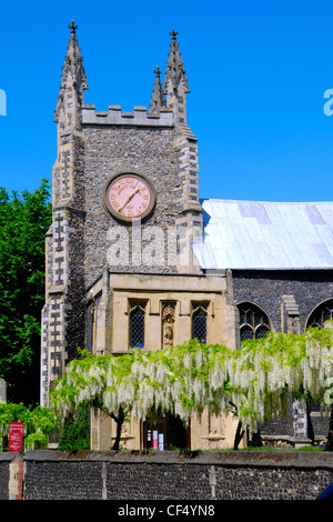 Kirche St. Michael in Plädoyer in Norwich. Die Kirche stammt aus dem 14. und 15. Jahrhundert aber wurde in den 1960er Jahren überflüssig. Es Stockfoto