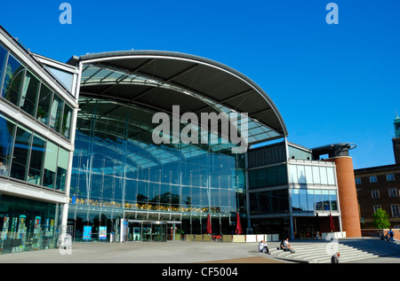 Das Forum, Norwich, ein Wahrzeichen Reiseziel mit einer einzigartigen Mischung aus Community-Ressourcen, Besucher Erfahrungen und Konferenz, Besprechung Stockfoto