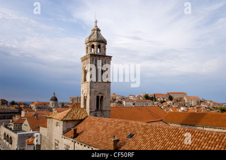 Dominikanerkloster Turmspitze, Altstadt von Dubrovnik, Dubrovnik, Kroatien, Europa Stockfoto