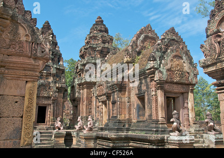 Banteay Srei Tempel Kambodscha Stockfoto