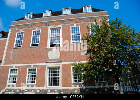 Die Charles Parsons Bibliothek im Haus der Goodenough College in London. Goodenough Hochschule bietet Wohnraum für pos Stockfoto