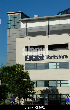 Das Exterieur des BBC Yorkshire-Hauptsitz in St.-Peter Platzes. Stockfoto