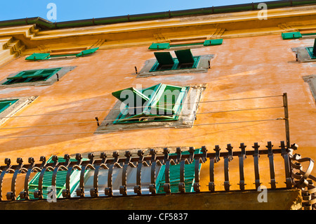 Momentaufnahme der Stadt Livorno, an der italienischen Küste. Stockfoto