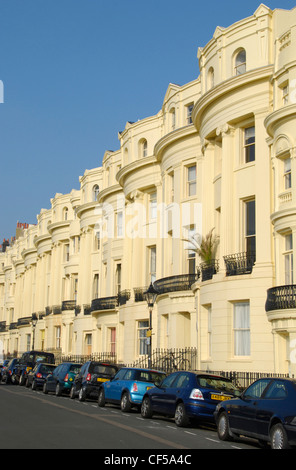 Regency-Stil Reihenhaus Appartments in Palmeira Square. Stockfoto