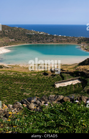 Venus-Spiegel-See, Insel Pantelleria, Trapani, Sizilien, Italien Stockfoto